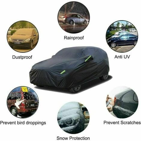 SUV Car Cover Waterproof Car Cover All Weather UV Protection UV Outdoor  Windshield Flash Cover Striped