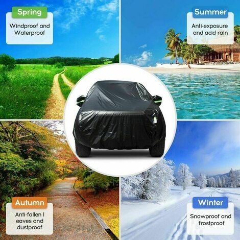 SUV Car Cover Waterproof Car Cover All Weather UV Protection UV Outdoor  Windshield Flash Cover Striped