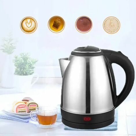 Small Electric Tea Kettle Stainless Steel, 0.8L Portable Mini Hot Water  Boiler Heater, Travel Electric Coffee Kettle with Auto Shut-Off & Boil Dry