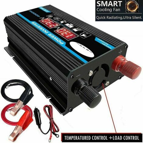 4000W Converter 12V 220V Pure Sine Wave Inverter Pure Sine Wave Transformer  with Remote Control & Dual AC Power Outlets for RV Truck Car