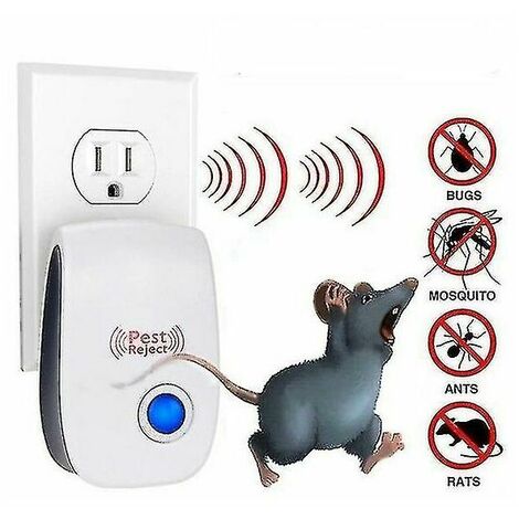 4x Ultrasonic Pest Repeller Bug Mice Rat Spider Insect Repellent