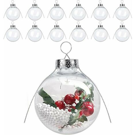 transparent christmas ball