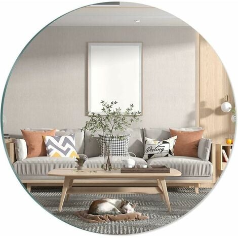 Glass Mirror Self Adhesive HD Round Mirror Self Adhesive Large   110808518 1 