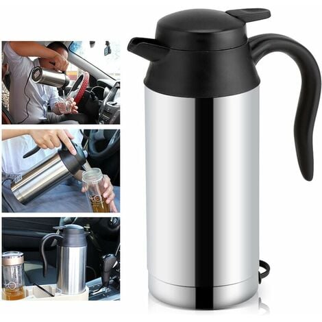 450ml Car 12V24V 90W Thermal Insulation Electric Kettle Water Heater  Heating Cup