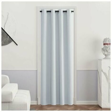 Snow-Curtain Window Living Room - Heavy Solid Eyelet Curtains