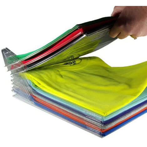 10pcs Shirt Organizer T Shirt Folder Board Clothing Lazy Folding