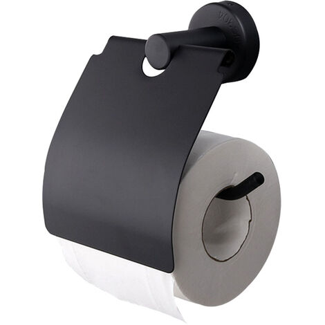 Toilet Paper Holder Bathroom Tissue Roll Holder SUS304 Stainless Steel Washroom TP Holder Half Open Wall Mounted (Polished Steel, 1)