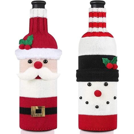 Christmas sweater for wine on sale bottle