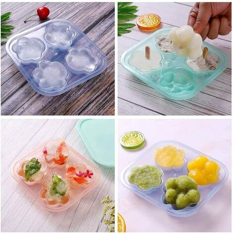 1pc Rose Shaped Ice Cube Mold For Summer Drinks