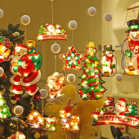 christmas window hanging light