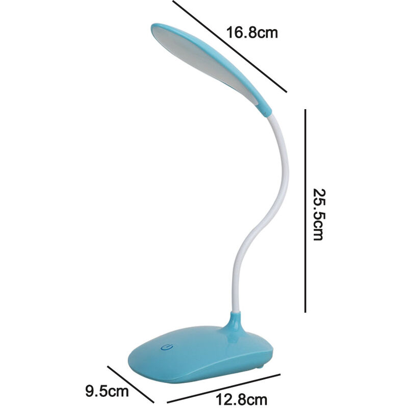 LED Table Lamp,Portable Eye-Protected Flexible Gooseneck Small