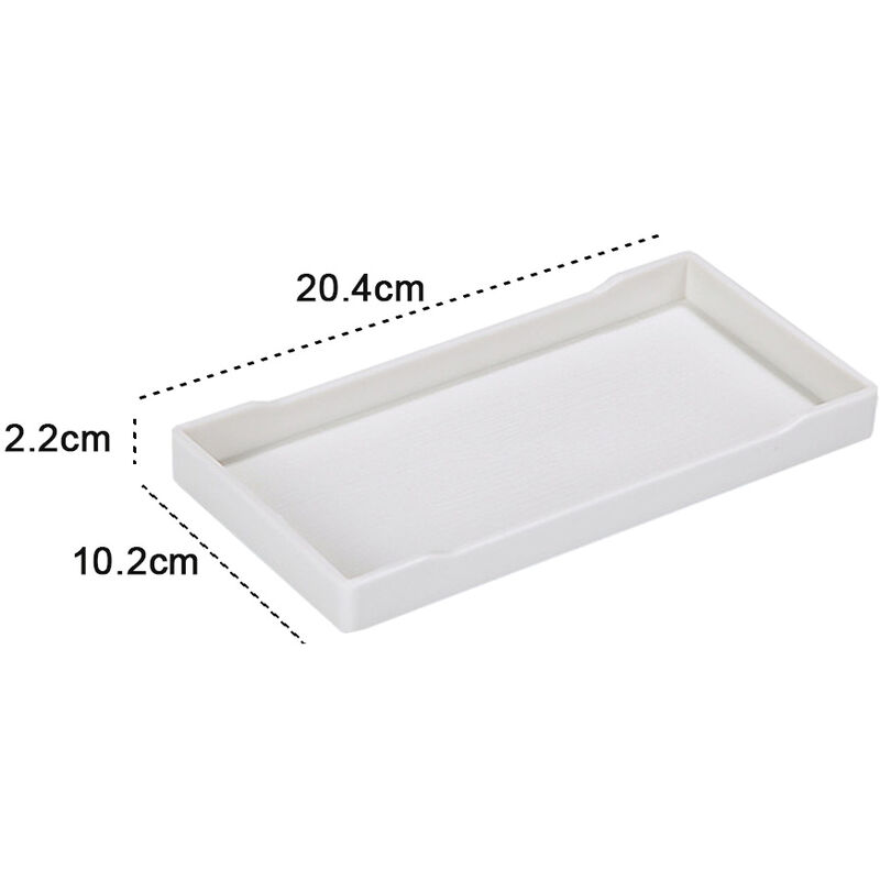 Toiletries tray plastic hotel guest room dental appliance storage cup tray  style4