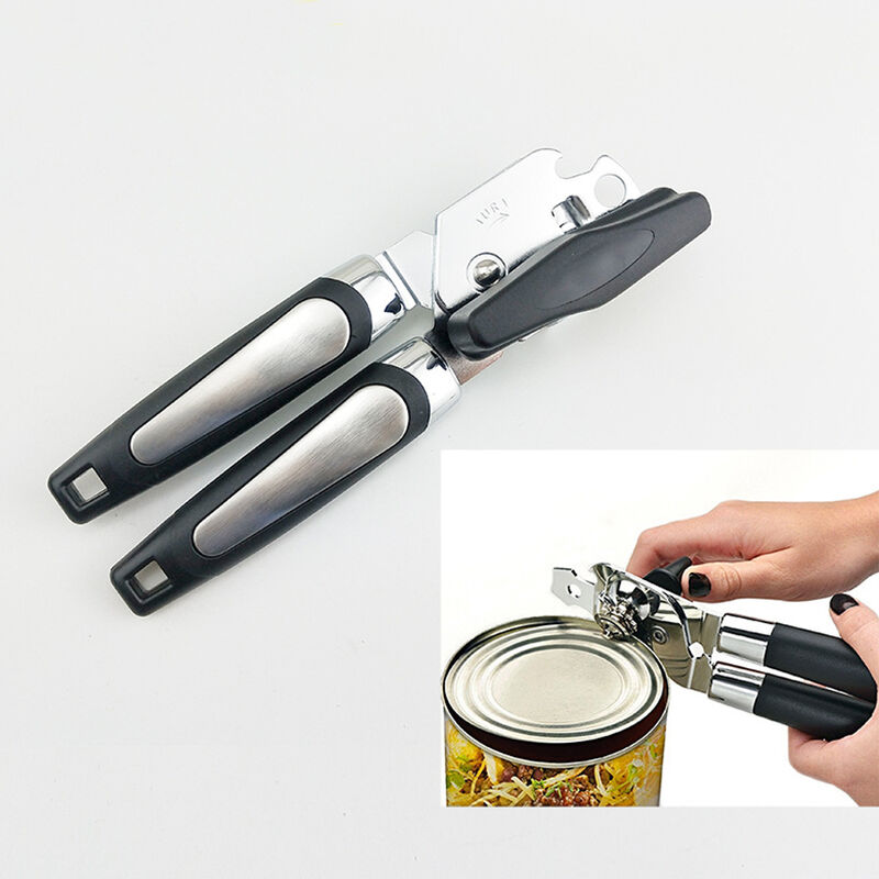 Stainless Steel Can Opener, Multi-purpose Canner, Bottle Opener, Tin Can  Knife, Fruit Canning Tool, Hand-held Can Opener, 1 Piece, Black