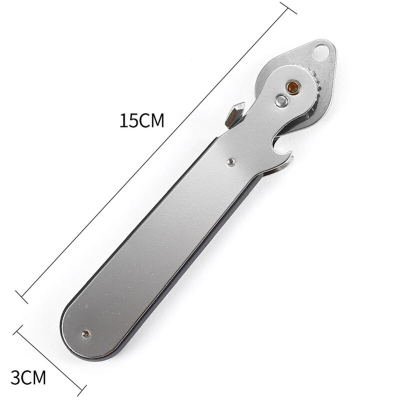 VEVOR Commercial Can Opener, 23.2/59cm Long, Manual Table Can Opener for  Up to 15.7/40cm Tall, Fixed with Clamp or Screws, Ergonomic Swing Handle 