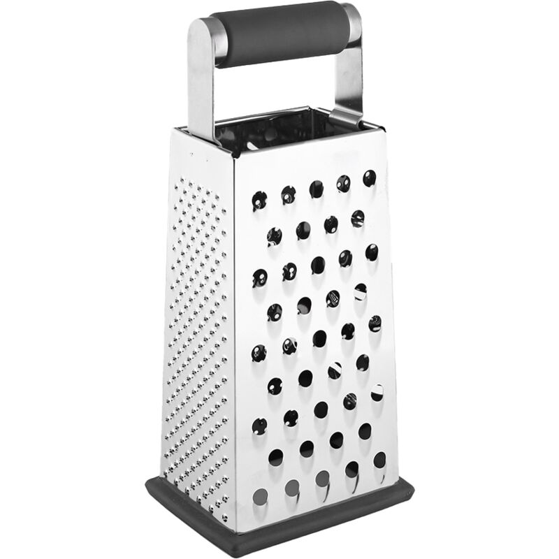 Professional Cheese Grater, 4-sided Stainless Steel Multifunctional Potato  Grater, Xl Box Graters For Parmesan, Vegetables, Ginger, Shred Slicer And  Zest, Soft Grip Handle, Dishwasher Safe, Includes Container, Kitchen Stuff,  Kitchen Gadgets 