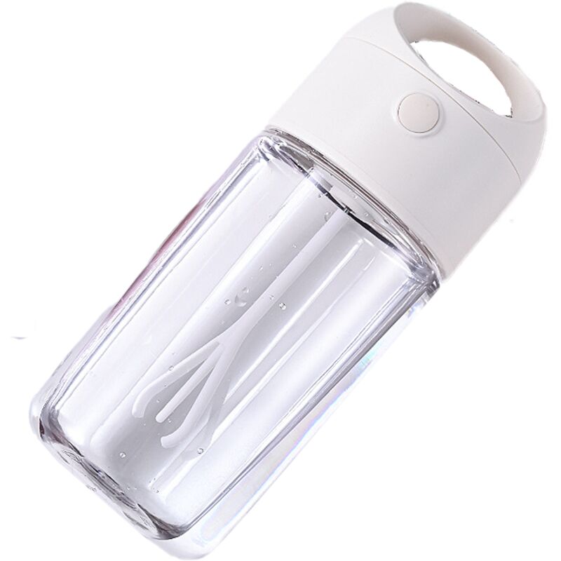 Portable Stainless Steel Protein Shaker Bottle 700ml for Gym/Camping,Silver