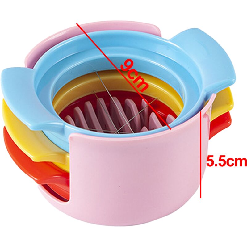 Egg Slicer for Hard Boiled Eggs Sturdy Cutter Tool ABS Body with