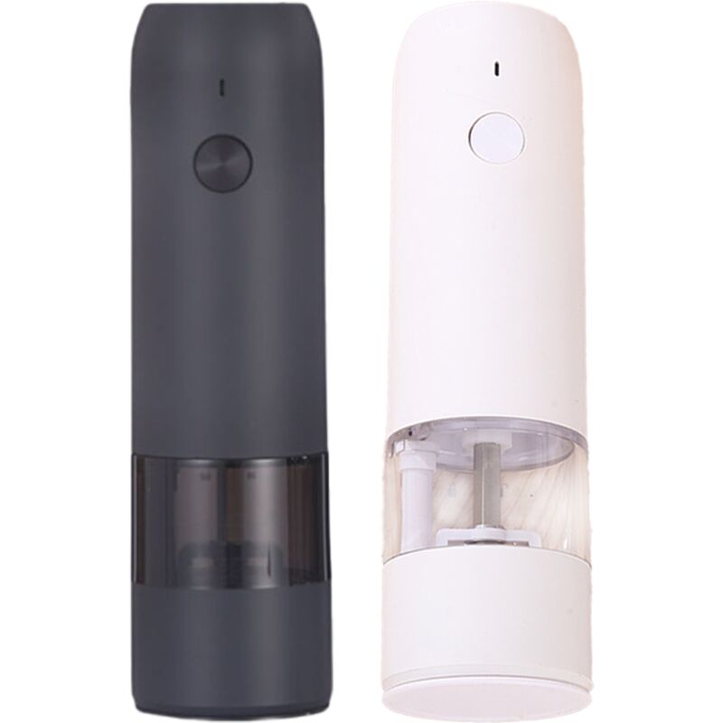 USB Rechargeable - LED Lights Automatic Wood Pepper and Salt Mill