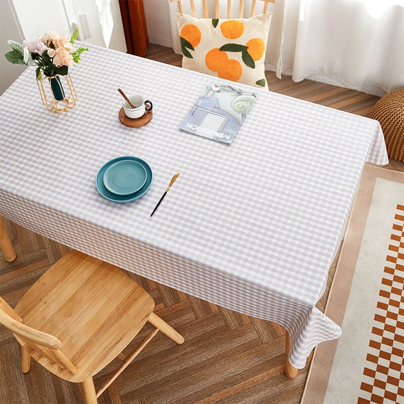 VEVOR Plastic Table Cover 36 x 60, 1.5 mm Thick Clear Table Protector,  Rectangle Clear Desk Mat - Outdoor Tables, Facebook Marketplace