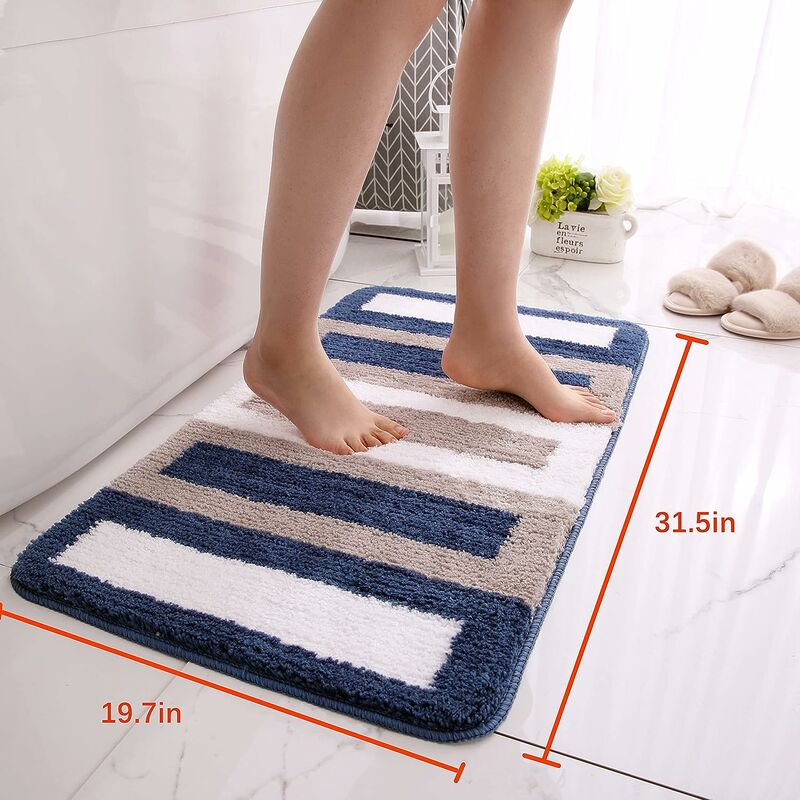 Cartoon Bathroom Rug Mat, 19.7 X 31.5in Super Absorbent Floor Mat Quick  Drying Non Slip Shower Mat