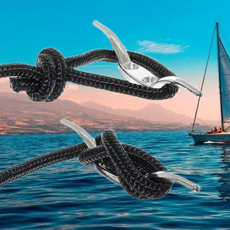 Blind Cord Cleat Rope Cleat Hook Marine Stainless Steel Flagpole