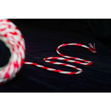Red and White Twine, 656 Feet 200m Cotton Bakers Twine Perfect for