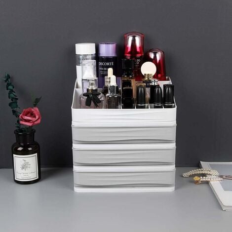 1pc Small Size Perfume Storage Box, Large Capacity Dust-proof Acrylic  Display Case, Luxury Vanity Perfume Box, Desktop Organizer