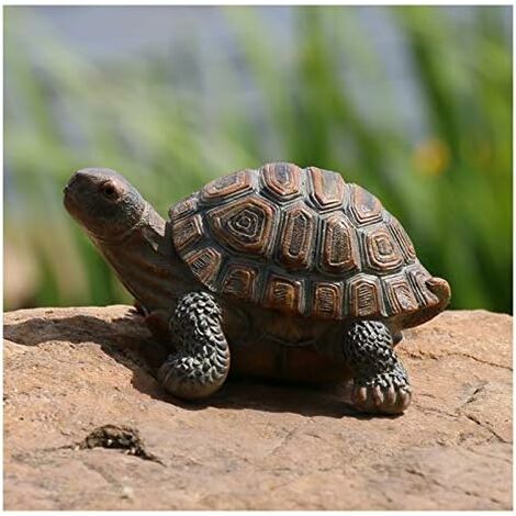 Mini Turtles Miniature Figurines Turtle Simulation Wresin Statue for Home Decor,SimulationAnimal Resin Garden Ornaments Realistic Sea Turtles Resin