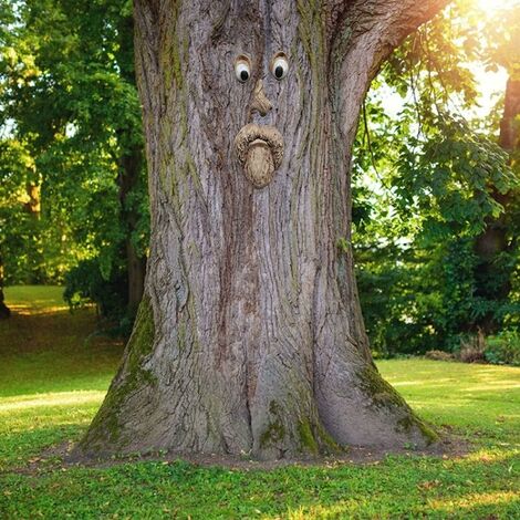 3D Old Man Tree Head Ornament - Garden ...