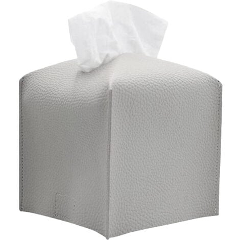 White linen tissue clearance box cover