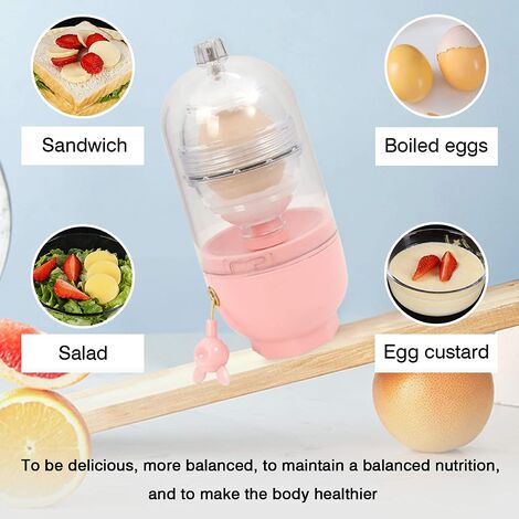 Manual Egg Shakers, Egg White and Yolk Spin Mixer Egg Scrambler for Making Hard Boiled Golden Eggs