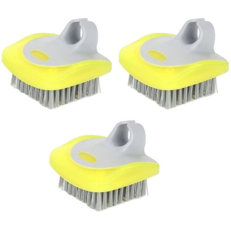 Fruit Vegetable Brush, 3PCS Veggie Brushes Fruit Scrubber Flexible Bristles  Scrubber Cleaning Tool Kitchen Brush for Carrots Fruits Home Kitchen