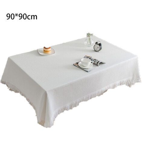 Long sale white tablecloth