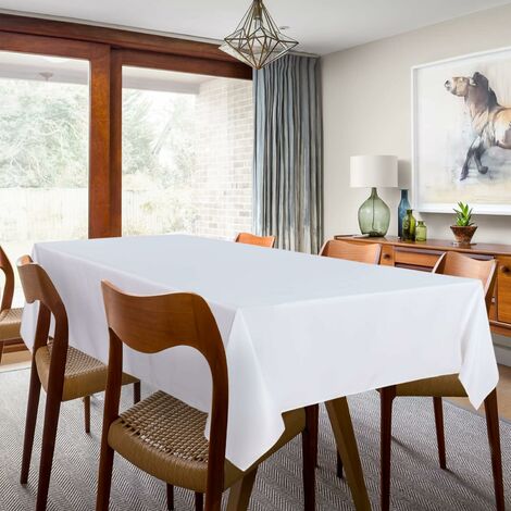 2 Pack Beige Tablecloth 60 x 84 Inch ...