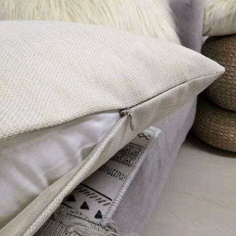 Linen floor outlet pillow