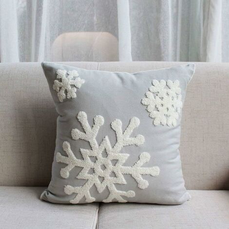 Snowflake best sale pillow shams