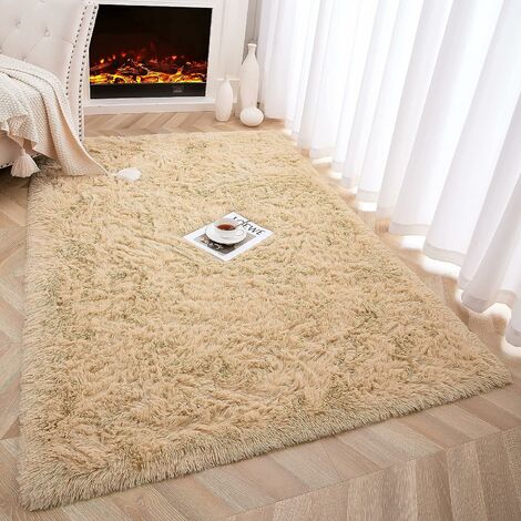 Soft Modern Pink Rugs Shaggy Fluffy Living Room Plush Carpets For Children  Bedroom Bed Floor Foot Mats Nursery Kids Play Rugs