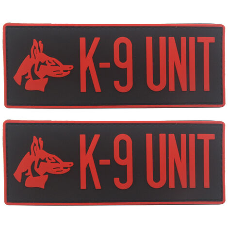 Durable Red Therapy Animal Vest Patches