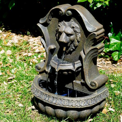 Geezy Garden Water Feature Outdoor Fountains Indoor Water Features Led Indoor Outdoor Waterfall