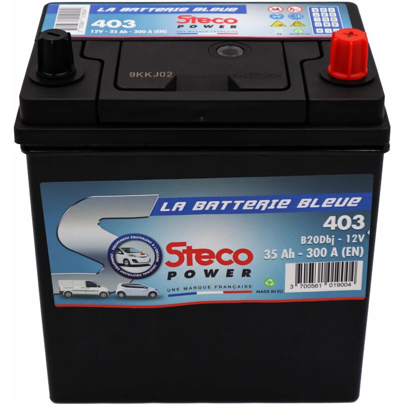 Batterie moto pas cher STECO 12V borne + à gauche