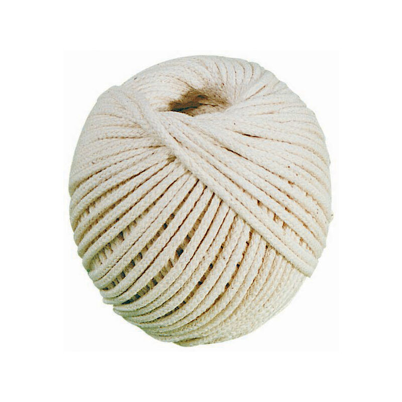 CORDEAU COTON TRESSE 40M FIL 2MM TALIAPLAST - 400501