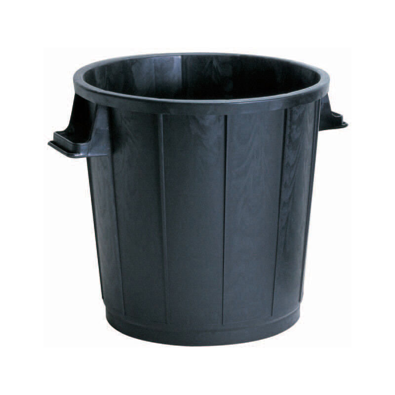 Poubelle à gravats PE noir 75 l 27 kg VINMER - 391075