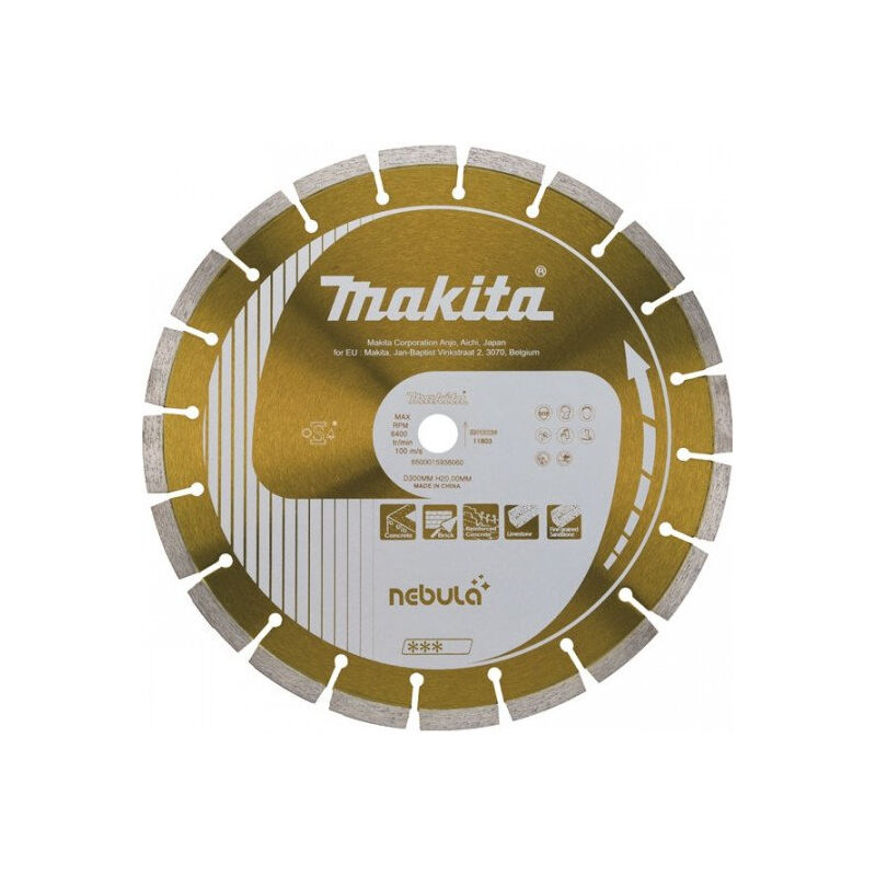 Roue Diamantée 125mm Makita - Pour Coupe Et Meulage - Multicolore