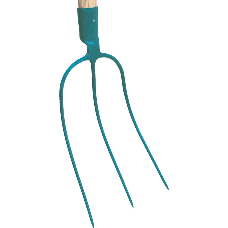 Fourche à Foin 3 Dents Sans Manche - Outil Agricole Ausonia - 31cm