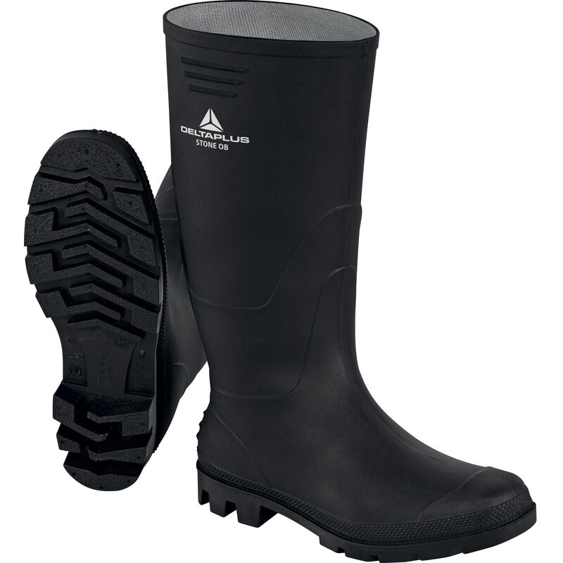 Botte de travail confortable et légère noire DELTA PLUS STONE OB FO - STONEOBNO 48