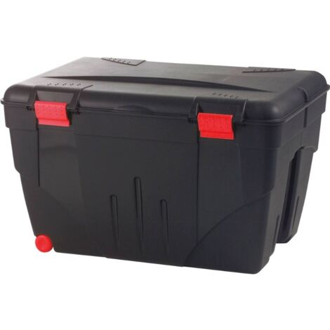 Malle traffic 200l noir 2 roulettes EDA - 17741