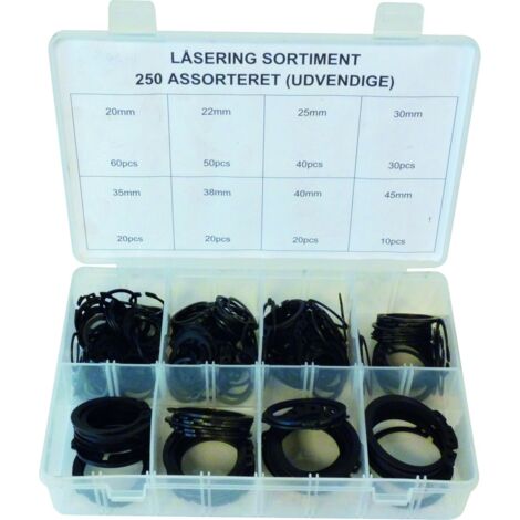 Assortiment 250 circlips exterieurs 20 EQUINOXE - 12926 (1/3)