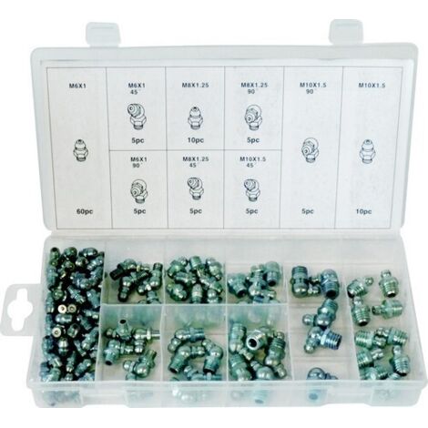 Coffret de 110 graisseurs hydrauliques DRAKKAR - 12910