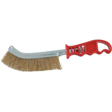 BROSSE METALLIQUE DEMI-LUNE 'SPEED' FIL 0.30 ACIER LAITONNE--15874