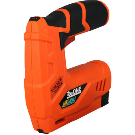 Agrafeuse électroportative sans fil 3 fonctions – Alimentation batterie Lithium-ion 3.6V – Agrafes de 8 à 14 mm – Séquence de tir 30 cps/min (1/6)
